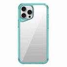 For iPhone 15 Pro Ice Transparent Series TPU + PC + Acrylic Hybrid Phone Case(Blue) - 1