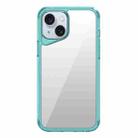 For iPhone 15 Plus Ice Transparent Series TPU + PC + Acrylic Hybrid Phone Case(Blue) - 1