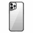 For iPhone 14 Pro Max Ice Transparent Series TPU + PC + Acrylic Hybrid Phone Case(Grey) - 1