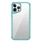 For iPhone 14 Pro Max Ice Transparent Series TPU + PC + Acrylic Hybrid Phone Case(Blue) - 1