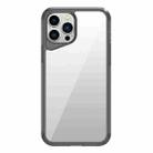 For iPhone 13 Pro Max Ice Transparent Series TPU + PC + Acrylic Hybrid Phone Case(Grey) - 1