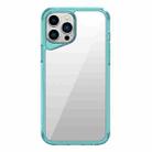 For iPhone 13 Pro Max Ice Transparent Series TPU + PC + Acrylic Hybrid Phone Case(Blue) - 1