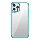 For iPhone 12 Pro Ice Transparent Series TPU + PC + Acrylic Hybrid Phone Case(Blue) - 1