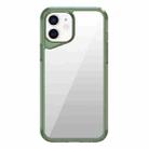 For iPhone 12 Ice Transparent Series TPU + PC + Acrylic Hybrid Phone Case(Green) - 1