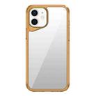 For iPhone 11 Ice Transparent Series TPU + PC + Acrylic Hybrid Phone Case(Orange) - 1