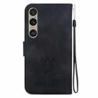 For Sony Xperia 1 VI Lotus Embossed Leather Phone Case(Black) - 3