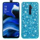 For OPPO Reno2 Z Glitter Powder Shockproof TPU Protective Case(Blue) - 1