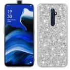 For OPPO Reno2 Z Glitter Powder Shockproof TPU Protective Case(Silver) - 1