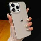 For iPhone 15 Pro Crystal Clear Glitter PC Phone Case(Transparent) - 1