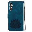 For Samsung Galaxy A05s Lotus Embossed Leather Phone Case(Dark Blue) - 3