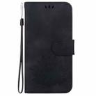 For Samsung Galaxy S21+ 5G Lotus Embossed Leather Phone Case(Black) - 2