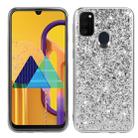 For Huawei P Smart(2020) Glitter Powder Shockproof TPU Protective Case(Silver) - 1