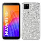 For Huawei Y5P Glitter Powder Shockproof TPU Protective Case(Silver) - 1