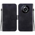 For Realme Narzo 60 Pro Lotus Embossed Leather Phone Case(Black) - 1