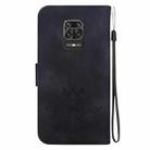 For Xiaomi Redmi Note 9 Pro / Note 9S Lotus Embossed Leather Phone Case(Black) - 3