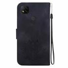 For Xiaomi Redmi 9C / 9 Activ Lotus Embossed Leather Phone Case(Black) - 3