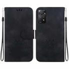 For Redmi Note 11 Pro 4G / 5G Global Lotus Embossed Leather Phone Case(Black) - 1