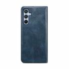 For Samsung Galaxy S25 FE 5G Oil Wax Crazy Horse Texture Leather Phone Case(Blue) - 3