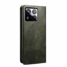 For Xiaomi 15 Pro Oil Wax Crazy Horse Texture Leather Phone Case(Green) - 3