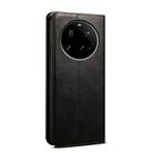 For Xiaomi 15 Ultra Oil Wax Crazy Horse Texture Leather Phone Case(Black) - 3