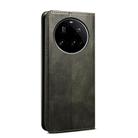 For Xiaomi 15 Ultra Oil Wax Crazy Horse Texture Leather Phone Case(Green) - 3