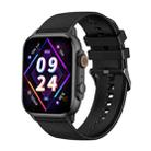 LEMFO HK95 1.952 inch BT5.0 IP68 Sport Smart Watch, Support Bluetooth Call / Sleep / Blood Oxygen / Heart Rate / Blood Pressure Health Monitor(Black) - 1