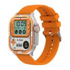 LEMFO HK96S 2.06 inch BT5.3 IP68 Sport Smart Watch, Support Bluetooth Call / Sleep / Blood Oxygen / Heart Rate / Blood Pressure Health Monitor(Orange) - 1