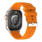 LEMFO HK96S 2.06 inch BT5.3 IP68 Sport Smart Watch, Support Bluetooth Call / Sleep / Blood Oxygen / Heart Rate / Blood Pressure Health Monitor(Orange) - 3