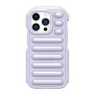 For iPhone 15 Pro Max Capsule Series Candy Color TPU Phone Case(Purple) - 1