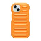 For iPhone 15 Plus Capsule Series Candy Color TPU Phone Case(Orange) - 1