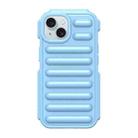For iPhone 15 Plus Capsule Series Candy Color TPU Phone Case(Blue) - 1
