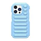 For iPhone 14 Pro Max Capsule Series Candy Color TPU Phone Case(Blue) - 1