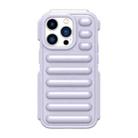 For iPhone 14 Pro Max Capsule Series Candy Color TPU Phone Case(Purple) - 1