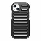 For iPhone 14 Plus Capsule Series Candy Color TPU Phone Case(Black) - 1