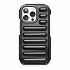 For iPhone 13 Pro Max Capsule Series Candy Color TPU Phone Case(Black) - 1