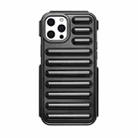 For iPhone 12 Pro Max Capsule Series Candy Color TPU Phone Case(Black) - 1