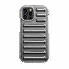 For iPhone 12 Pro Max Capsule Series Candy Color TPU Phone Case(Transparent Grey) - 1