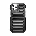 For iPhone 12 Pro Capsule Series Candy Color TPU Phone Case(Black) - 1