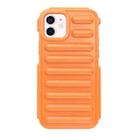 For iPhone 12 Capsule Series Candy Color TPU Phone Case(Orange) - 1