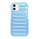 For iPhone 12 Capsule Series Candy Color TPU Phone Case(Blue) - 1