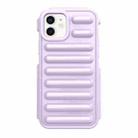 For iPhone 12 Capsule Series Candy Color TPU Phone Case(Purple) - 1