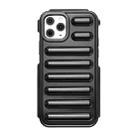 For iPhone 11 Pro Max Capsule Series Candy Color TPU Phone Case(Black) - 1