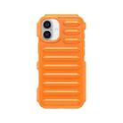 For iPhone 16 Plus Capsule Series Candy Color TPU Phone Case(Orange) - 1