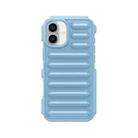 For iPhone 16 Plus Capsule Series Candy Color TPU Phone Case(Blue) - 1