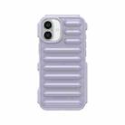 For iPhone 16 Plus Capsule Series Candy Color TPU Phone Case(Purple) - 1