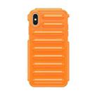 For iPhone XS Max Capsule Series Candy Color TPU Phone Case(Orange) - 1