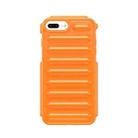 For iPhone 8 Plus Capsule Series Candy Color TPU Phone Case(Orange) - 1