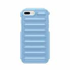 For iPhone 8 Plus Capsule Series Candy Color TPU Phone Case(Blue) - 1