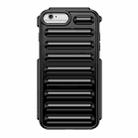 For iPhone 6s Plus Capsule Series Candy Color TPU Phone Case(Black) - 1