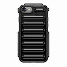 For iPhone SE 2020 Capsule Series Candy Color TPU Phone Case(Black) - 1